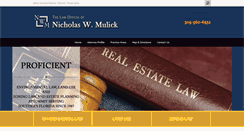 Desktop Screenshot of mulicklaw.com